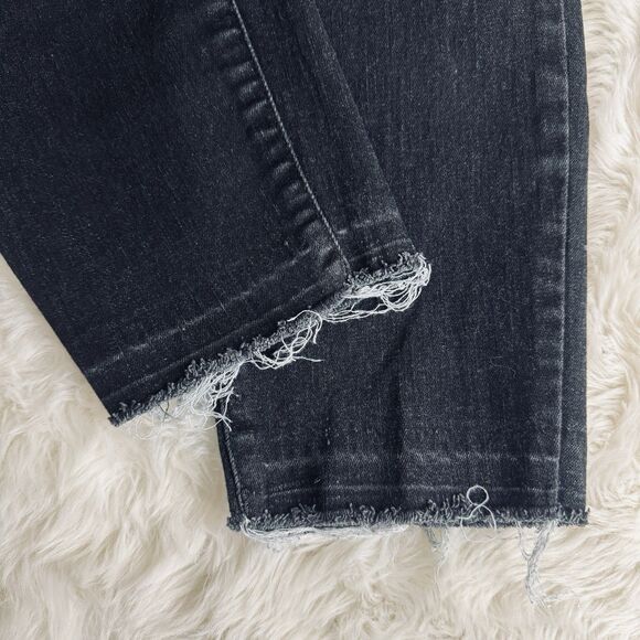 Mossimo High Rise Jegging Crop Jeans Plus 18 (38x24.5) Black Denim Stretch Women - Picture 8 of 9